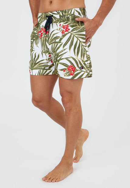 Traje de Baño Blanco Muticolor Tommy Hilfiger
