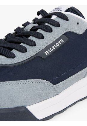 Tenis Azul De Running Con Suela Dentada Tommy Hilfiger