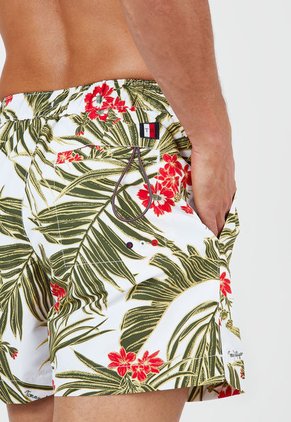 Traje de Baño Blanco Muticolor Tommy Hilfiger