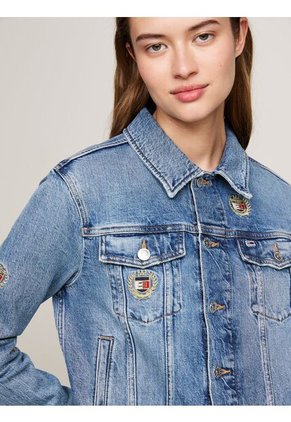 Chaqueta Azul Trucker Denim De Corte Slim Tommy Jeans