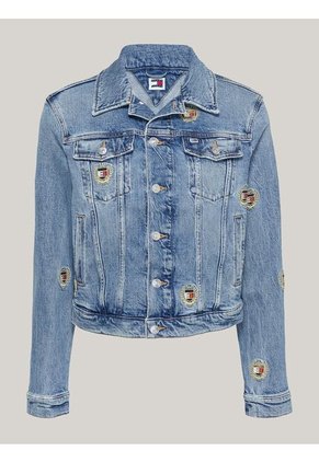 Chaqueta Azul Trucker Denim De Corte Slim Tommy Jeans