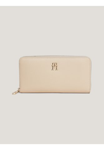Billetera Blanca Essential Grande Con Monograma TH Tommy Hilfiger Tommy Hilfiger