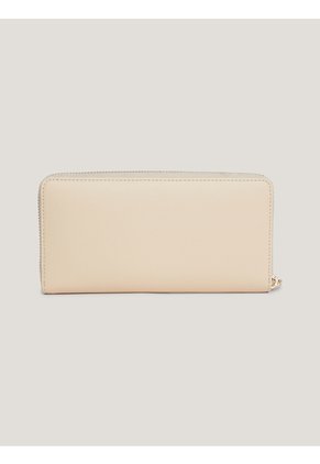 Billetera Blanca Essential Grande Con Monograma TH Tommy Hilfiger