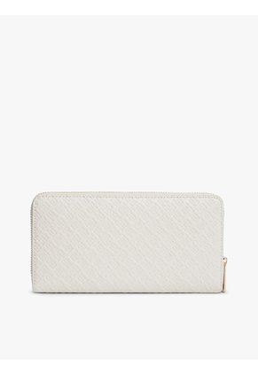 Billetera Beige Hilfiger Icon Con Cremallera Tommy Hilfiger