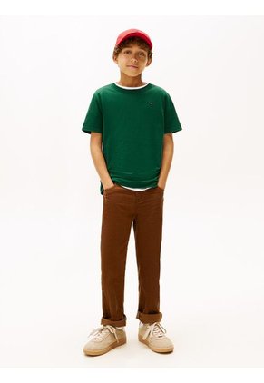 Camiseta Verde Nantucket Con Logo Tommy Hilfiger