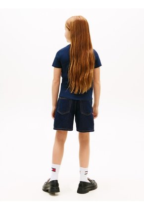 Camiseta Multicolor Vintage Slim De Punto Con Logo Tommy Hilfiger