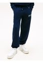 Joggers Multicolor De Felpa Con Logo Bordado Tommy Hilfiger de Tommy Hilfiger