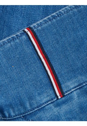 Chaqueta Denim Con Bolsillos De Solapa Para Mujer Tommy Hilfiger