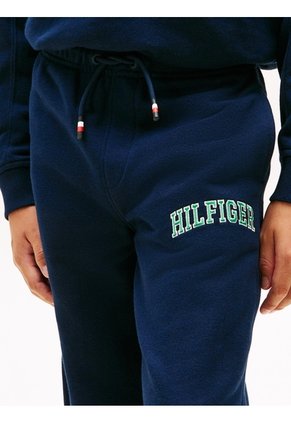 Joggers Multicolor De Felpa Con Logo Bordado Tommy Hilfiger