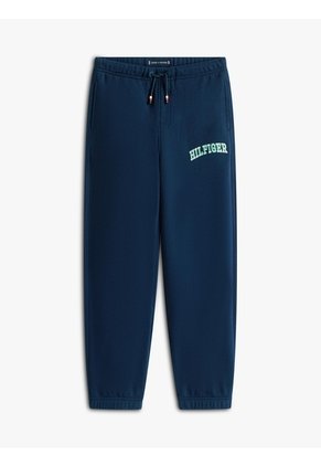 Joggers Multicolor De Felpa Con Logo Bordado Tommy Hilfiger