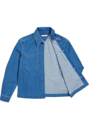 Chaqueta Denim Con Bolsillos De Solapa Para Mujer Tommy Hilfiger