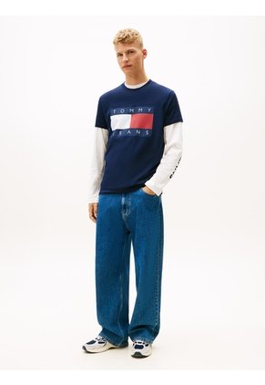 Camiseta Multicolor De Corte Regular Con Logo Estampado Tommy Jeans