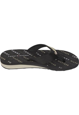 Sandalias Negro Con Logo Tommy Hilfiger Tommy Hilfiger