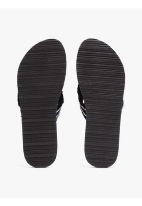 Sandalias Azul Con Tiras De Textil Trenzado Tommy Hilfiger