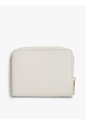 Billetera Beige Hilfiger Icon Con Solapa Y Cremallera Tommy Hilfiger
