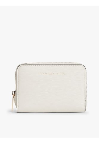 Billetera Beige Texturizada Con Cremallera Y Logo Tommy Hilfiger Tommy Hilfiger
