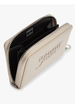 Billetera Rosa Essential Con Cremallera Y Logo Tommy Hilfiger