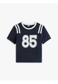 Camiseta Multicolor Slim De Punto Aterciopelado Con Logo Tommy Jeans de Tommy Hilfiger