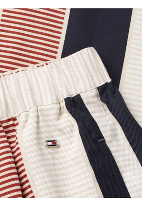 Pantalón Multicolor Global Stripe De Corte Amplio Tommy Hilfiger