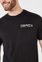 Camiseta Negro-Blanco Tommy Jeans de Tommy Hilfiger