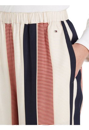Pantalón Multicolor Global Stripe De Corte Amplio Tommy Hilfiger