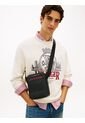 Bolso Negro Reporter Cruzado Con Logo Metálico Tommy Hilfiger de Tommy Hilfiger
