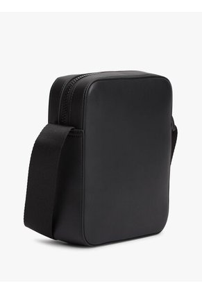 Bolso Negro Reporter Cruzado Con Logo Metálico Tommy Hilfiger