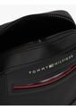 Bolso Negro Reporter Cruzado Con Logo Metálico Tommy Hilfiger de Tommy Hilfiger