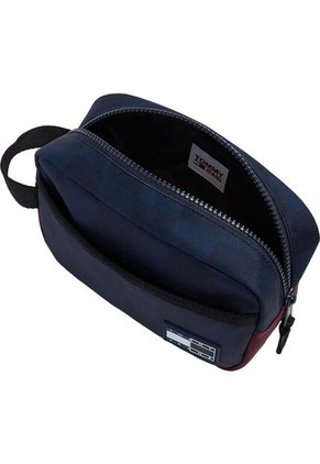 Neceser Azul Collegiate Con Diseño De Cuadros Tommy Hilfiger