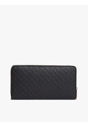 Billetera Negra Hilfiger Icon Con Cremallera Tommy Hilfiger