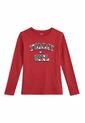 Camiseta Rosada Manga Larga Con Logo Floral Gráfico Tommy Hilfiger de Tommy Hilfiger