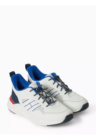 Tenis Blanco Con Diseño De Corte Bajo Tommy Hilfiger Tommy Hilfiger