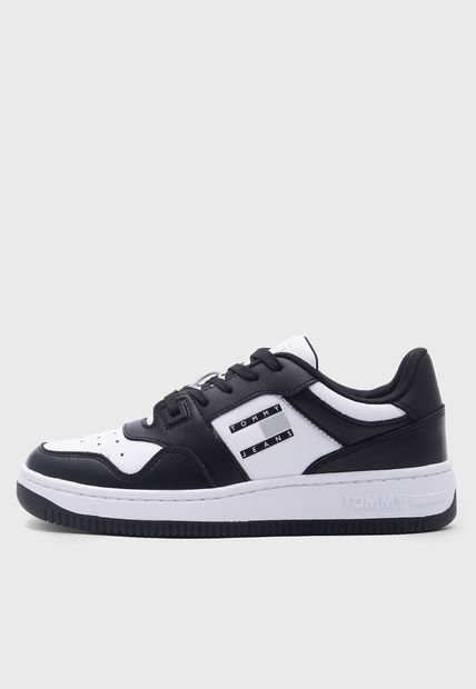Tenis Lifestyle Negro-Blanco TOMMY HILFIGER Retro Low Fancy