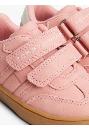 Tenis Rosado De Corte Bajo Con Cierre De Velcro Tommy Hilfiger