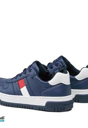 Tenis Casual Para Niños Azul Tommy Hilfiger