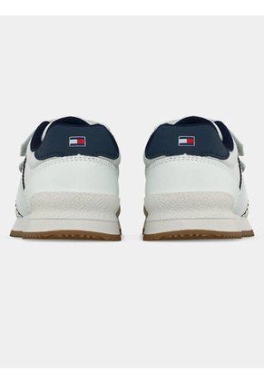Tenis Multicolor De Corte Bajo Con Cierre De Velcro Tommy Hilfiger