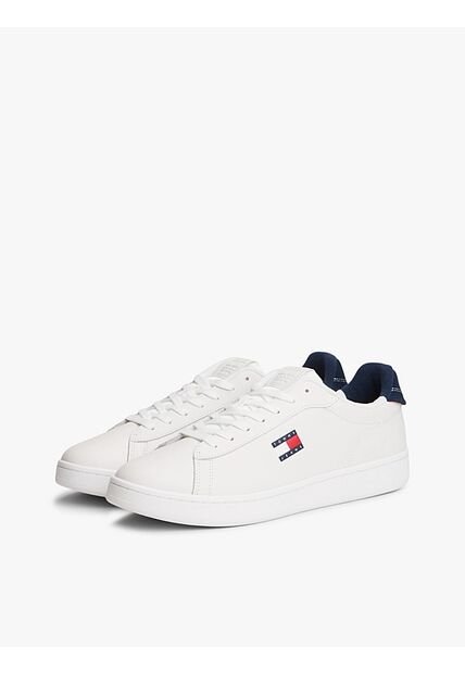 Tenis Negro Archive De Cuero Tommy Hilfiger