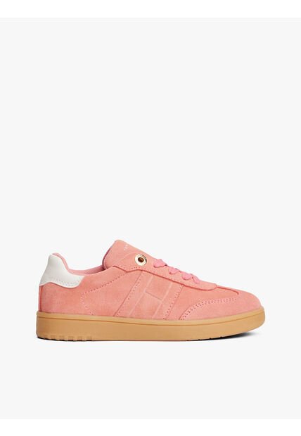 Tenis Rosado De Corte Bajo Con Suela De Goma Tommy Hilfiger