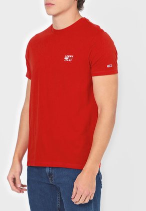 Camiseta Rojo-Blanco Tommy Hilfiger