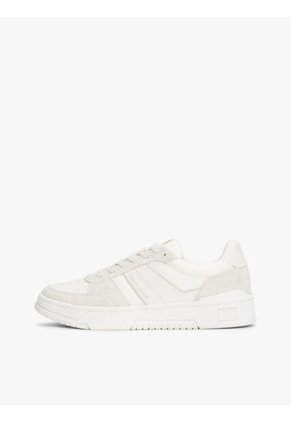 Tenis Gris De Mezcla De Ante Y Suela Cupsole Tommy Hilfiger