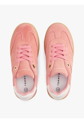 Tenis Rosado De Corte Bajo Con Suela De Goma Tommy Hilfiger