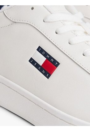 Tenis Negro Archive De Cuero Tommy Hilfiger