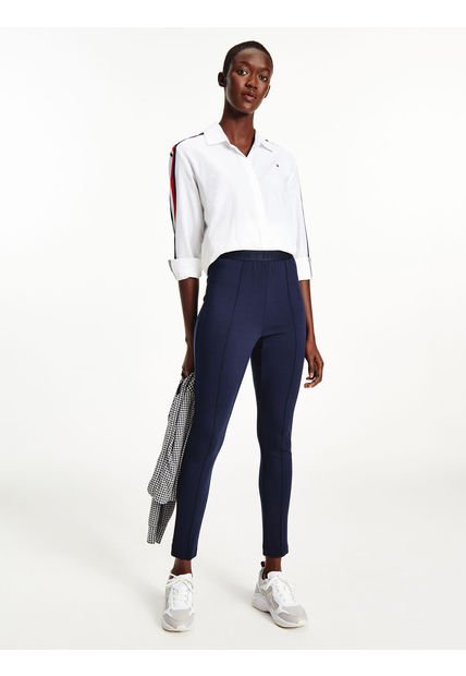 Pantalón Azul Tipo Leggings Para Mujer  Tommy Hilfiger