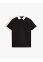 Polo Negro Mesh De Corte Regular Tommy Hilfiger de Tommy Hilfiger