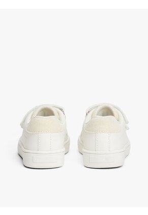 Tenis Blanco De Corte Bajo Con Cierre De Velcro Tommy Hilfiger