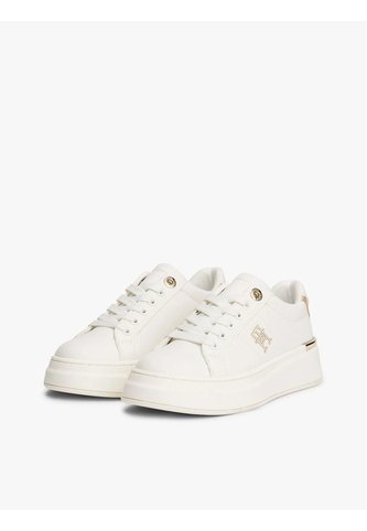 Tenis Blanco Para Niña De Corte Bajo Con Cordones Tommy Hilfiger Tommy Hilfiger