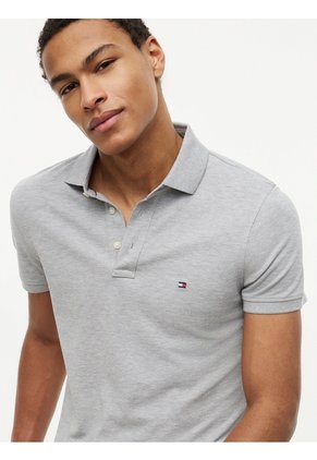 Polo Gris Slim 1985 Tommy Hilfiger
