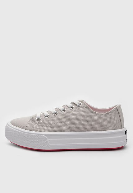 Tenis Lifestyle Beige Claro-Blanco Tommy Hilfiger