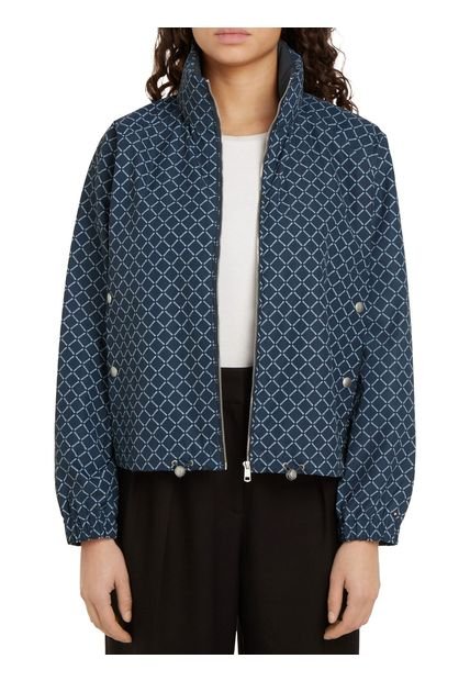 Chaqueta Azul Rompeviento AOP Tommy Hilfiger