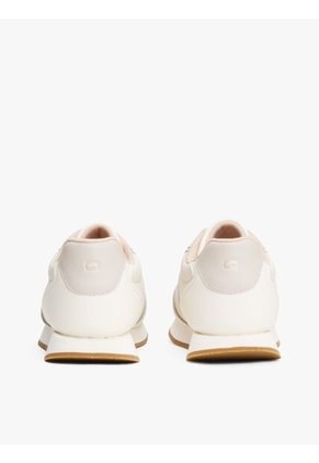 Tenis Blanco De Cuero Con Monograma TH Tommy Hilfiger